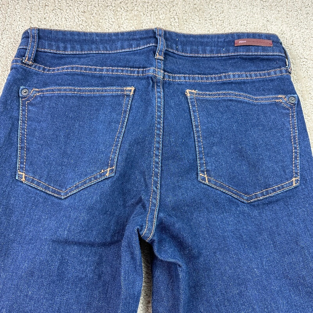 Pilcro And The Letterpress Jeans Mid Rise Skinny Blue Denim Women's Size 28 - Picture 11 of 14